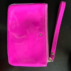 Kate Spade hot pink wristlet